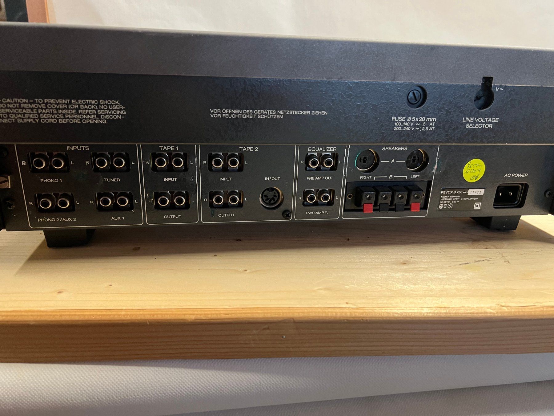 Revox Amplificateurs: Ampli REVOX B 750 MK2 – Neuf (Voir description) à Leysin par velatara 5