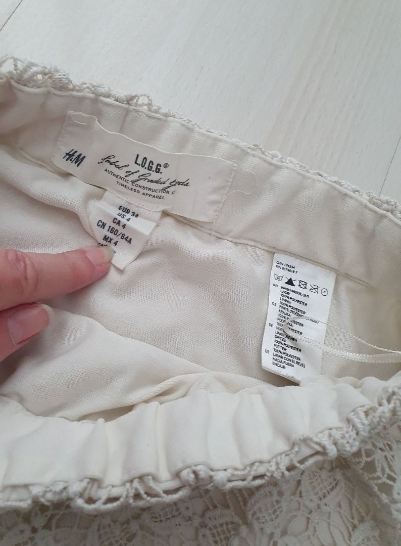 H&M Röcke: Spitzenrock Gr 34 v. H&M – Gebraucht aus Münsingen von BlackTears-3 2