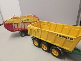Bruder: Traktor-Anhänger Joskin und Pöttinger Jumbo 