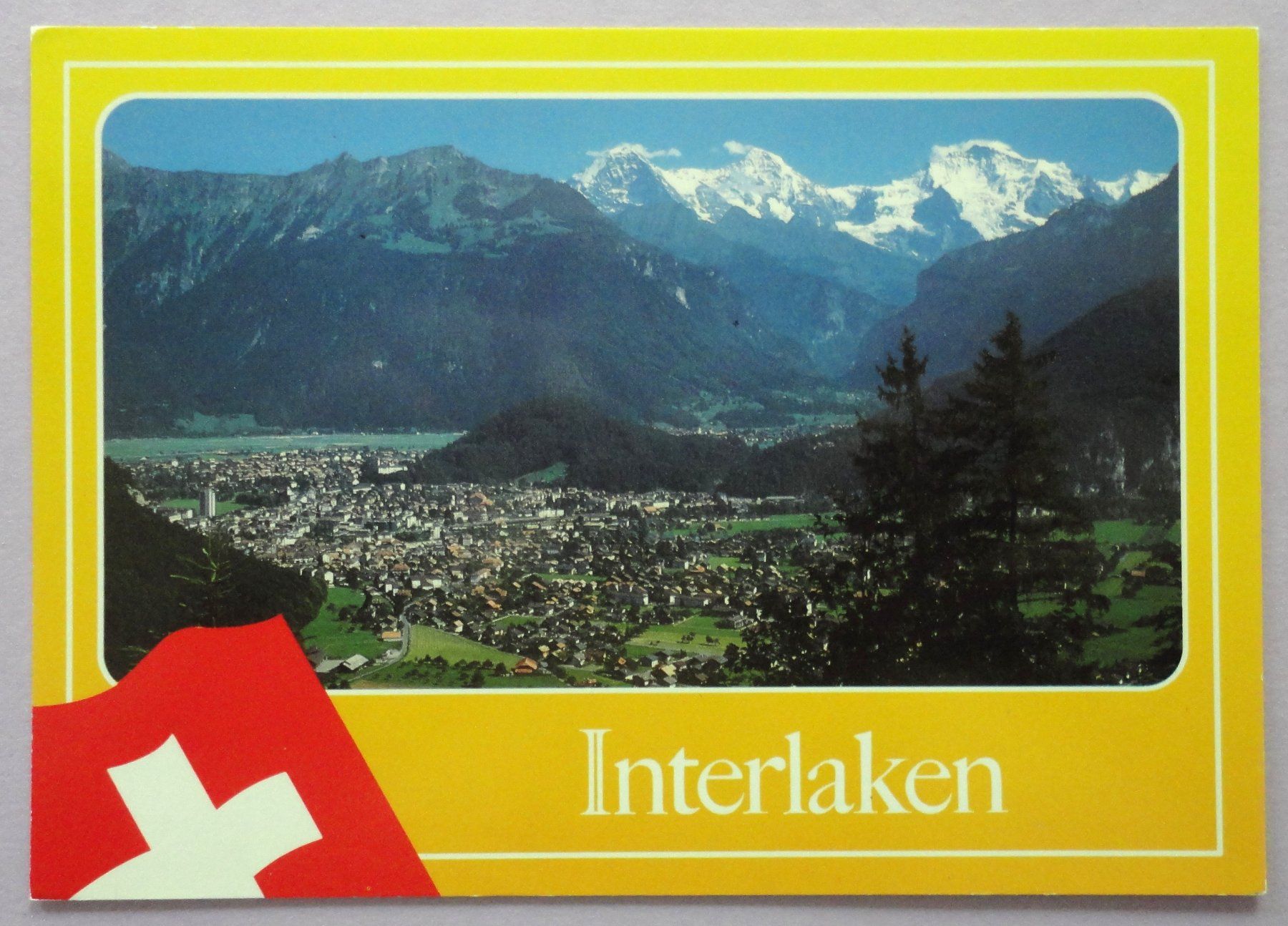 Ansichtskarten: Interlaken, B.O. – Gebraucht aus Fétigny von Billy2miny