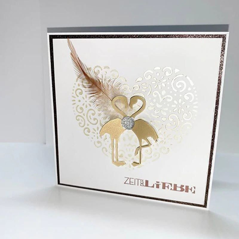 Schablonen: FLAMINGOS STANZSCHABLONE – Neu und originalverpackt aus Affoltern am Albis von scrapbooking 3