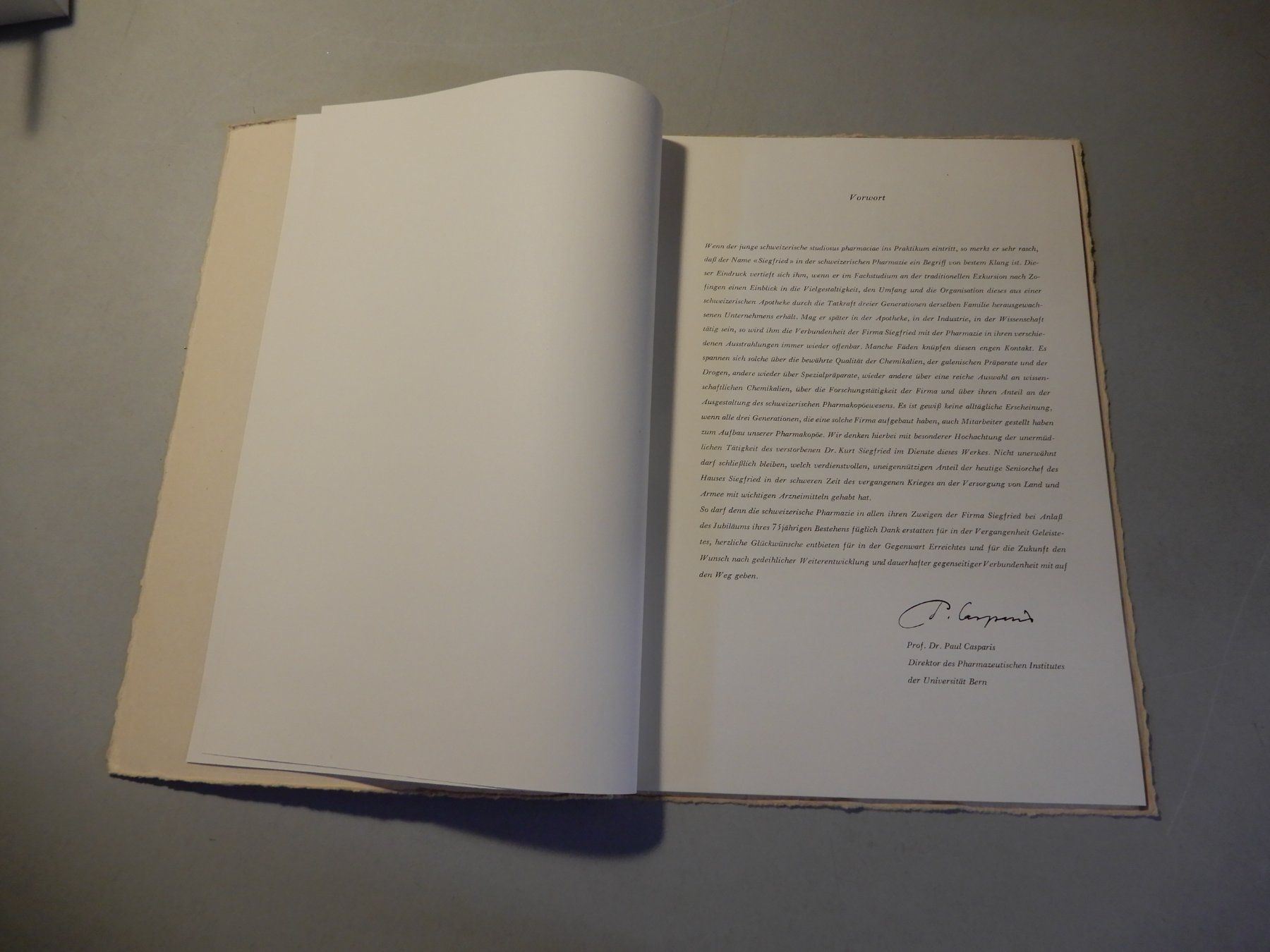 Bücher: 75 Jahre Siegfried Festschrift mit Einlageblatt – Gebraucht aus Erstfeld von Mario_boe0 4