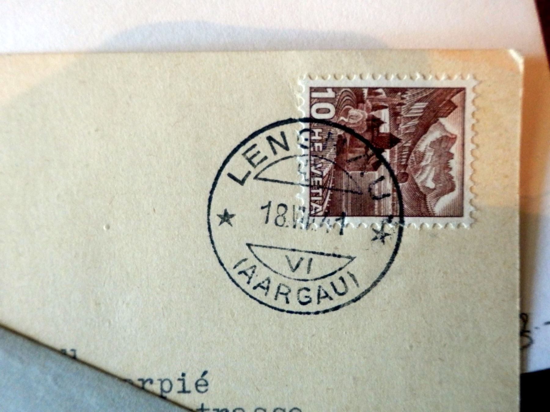 Tutti i francobolli: Lot mit 7 Bedarfsbriefen und Karten – Usato da Ueberstorf venduto da dinbau 5