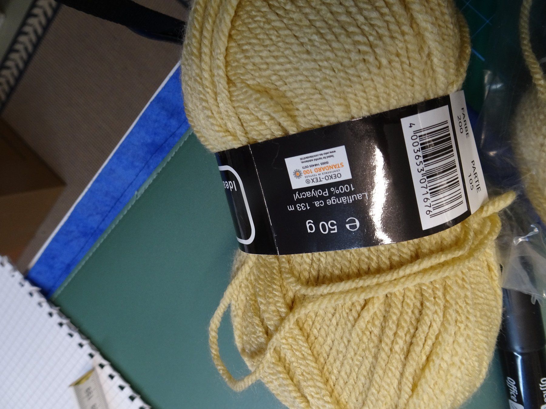 Wolle: Wolle, "Super Preis"  7 x 50gr, beige – Neu (gemäss Beschreibung) aus Grüt (Gossau ZH) von spitzig 2