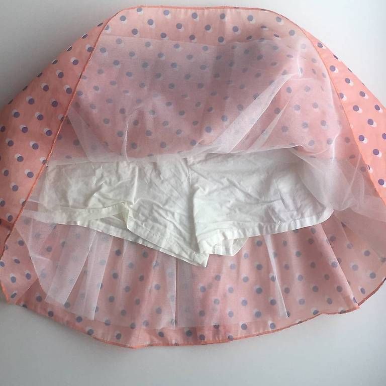 Vestiti & Gonne: Jupe fille rose à pois, doublée, 120 – Usato da Geneve venduto da maremonte 1