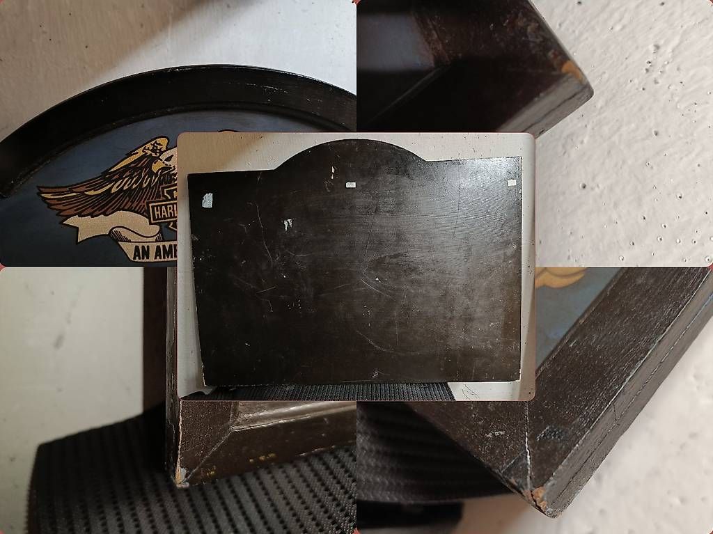 Dipinti: Harley Davidson Relief-Holzbild – Usato da Zürich venduto da Clutterfree 4