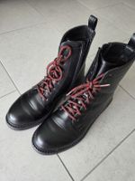 Coole Schnürboots schwarz Grösse 38