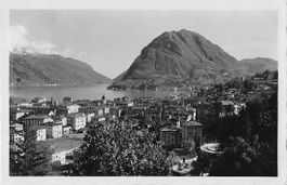 NEU: uralte Ansichtskarte LUGANO 1935, ab 1.--