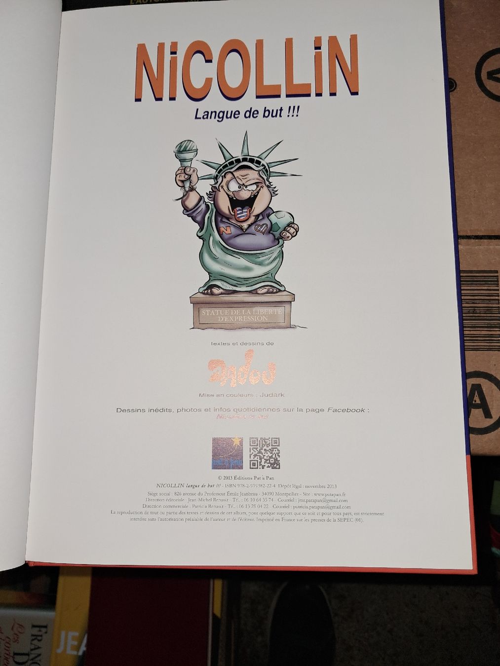 BD: Bd NICOLLIN Langue de but – D'occasion à Le locle par juliensaran 1