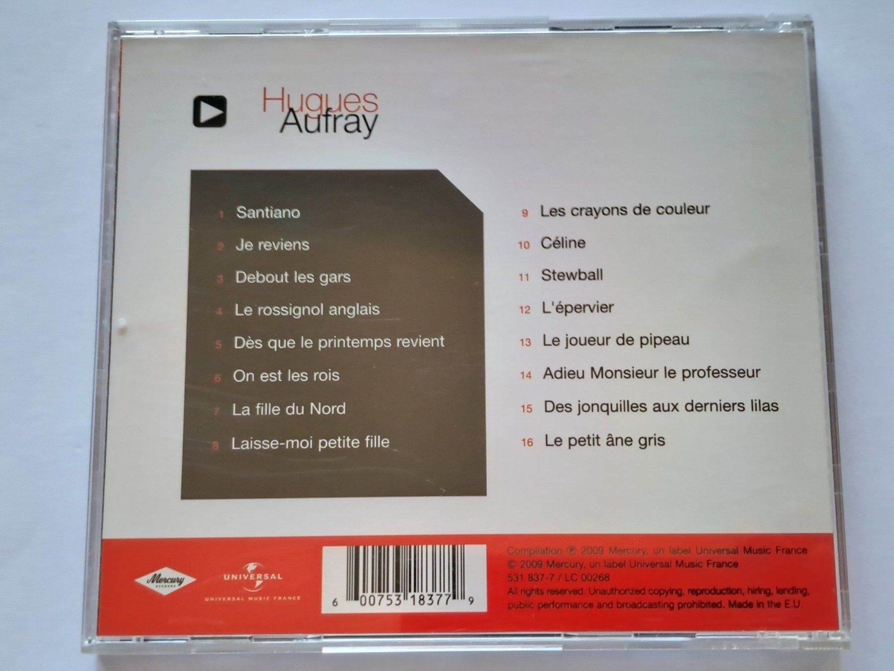 CDs: Cd Hugues Aufray - Master Série  – Gebraucht aus Pully von bro_n52j 1