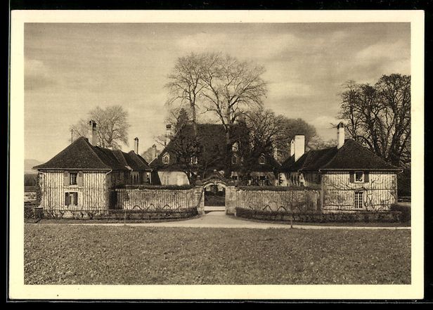 Cartes postales: AK Thunstetten, Schloss mit Garten – D'occasion à Berlin par bartko-reher