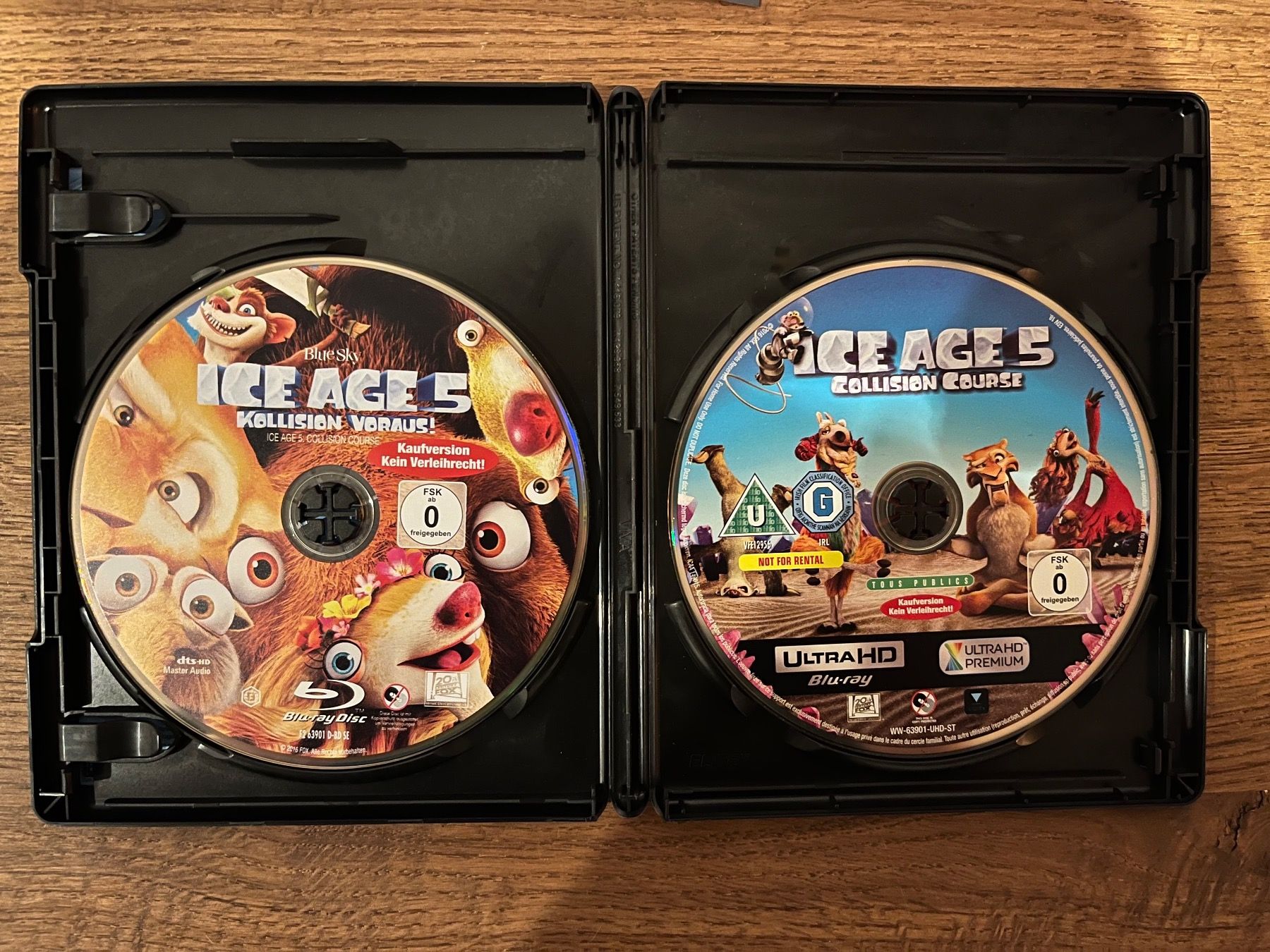 Alle DVDs: Ice Age 5 4K Ultra HD – Gebraucht aus Glattpark(Opfikon) von  2