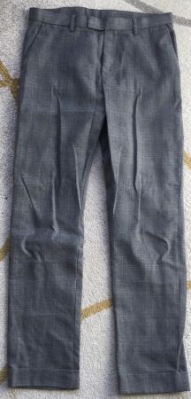 D. GRAUE SLIM FIT C&A HERRENHOSE GR.48 POLYESTER SEHR SCHÖN