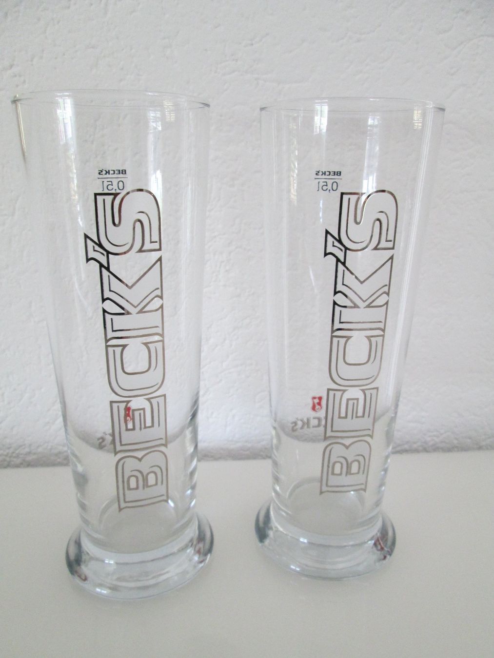 Bicchieri: 2 Bierglas  BECK´S -0,5L – Usato da Movelier venduto da ddomenika 2