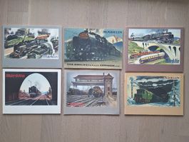 6 catalogues, reproduction Märklin, selon photos