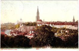 BERN - Generalansicht (mit Bundeshaus) ca. 1905 (BE)