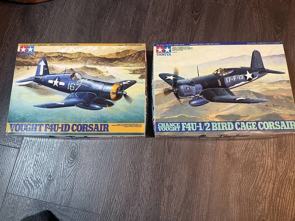 Modellbausätze & Standmodelle: 2 Vought F4U Corsair 1/48 – Gebraucht aus Beatenberg von Haempu6