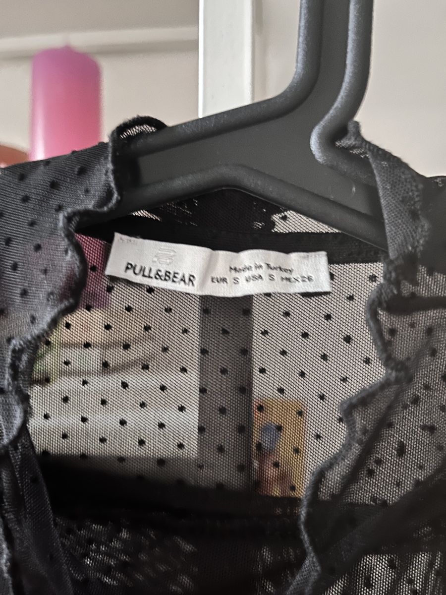 Pull&Bear Tops: PULL&BEAR Netz Oberteil schwarz Tupfen Grösse S  – Gebraucht aus Zürich von hannakreativ 2