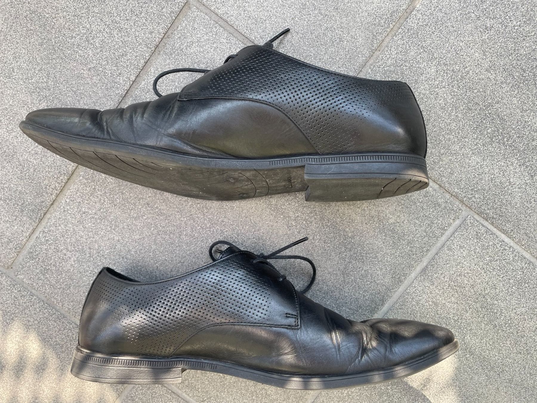 Clarks Chaussures hommes: Chaussures noires Clarks – D'occasion à OBERENGSTRINGEN par Lolo6316 2