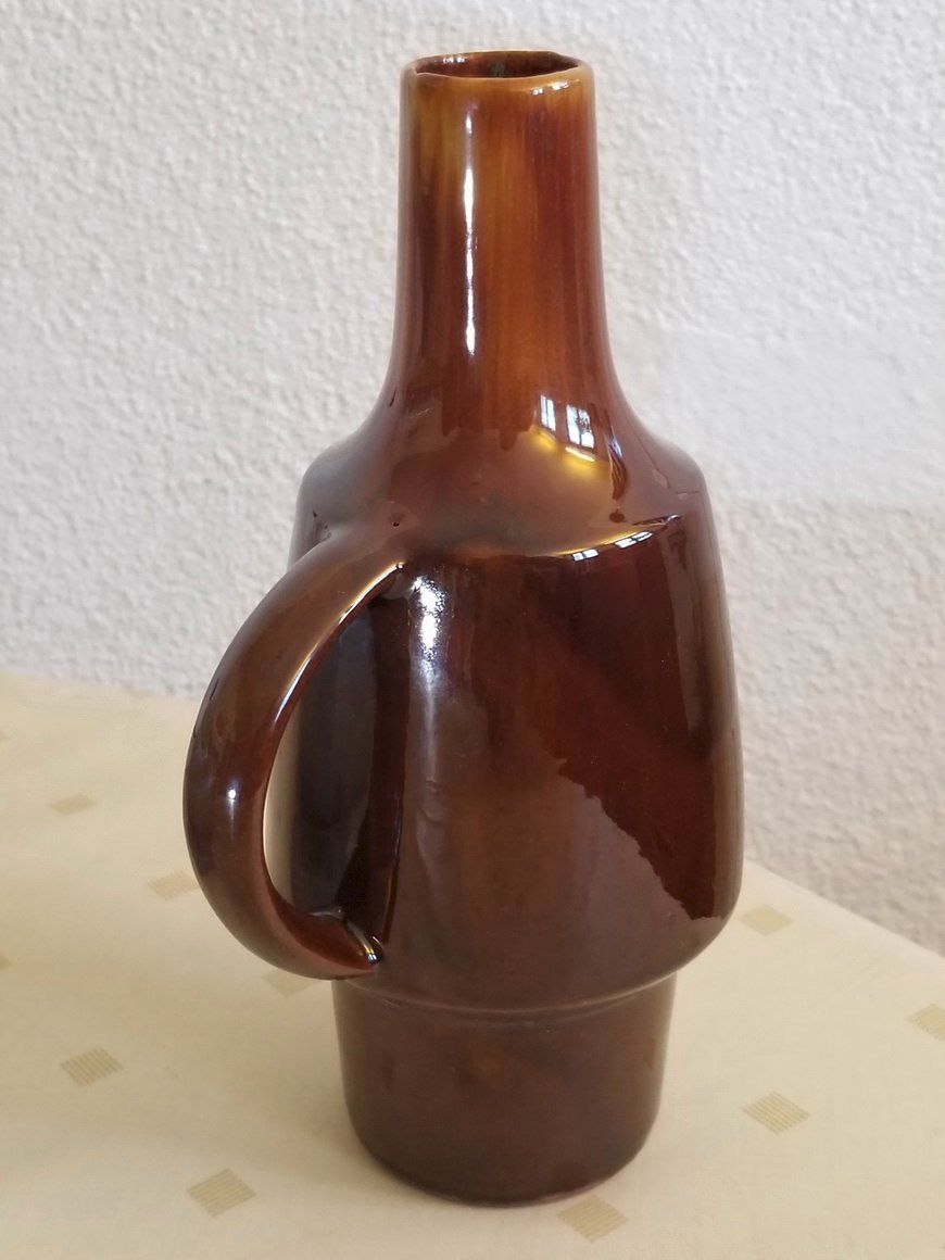 Vasi & Recipienti: Vase dunkelbraun mit Henkel – Usato da Schwerzenbach venduto da vimo-18 1