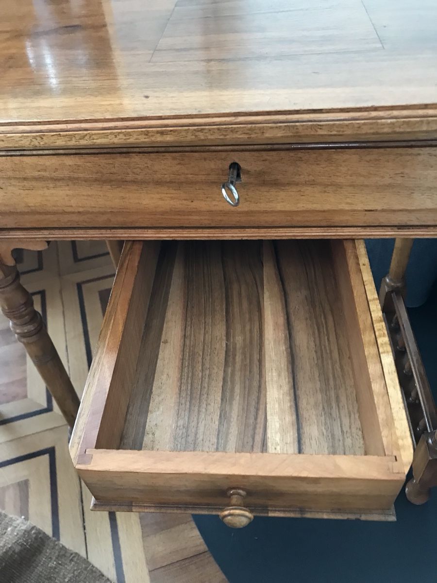 Tavoli: Très jolie table vaudoise ancienne à 2 tiroirs – Usato da Villeneuve VD venduto da sim_q5hp 7