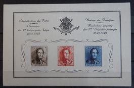 Belgien Souvenierblatt 1949