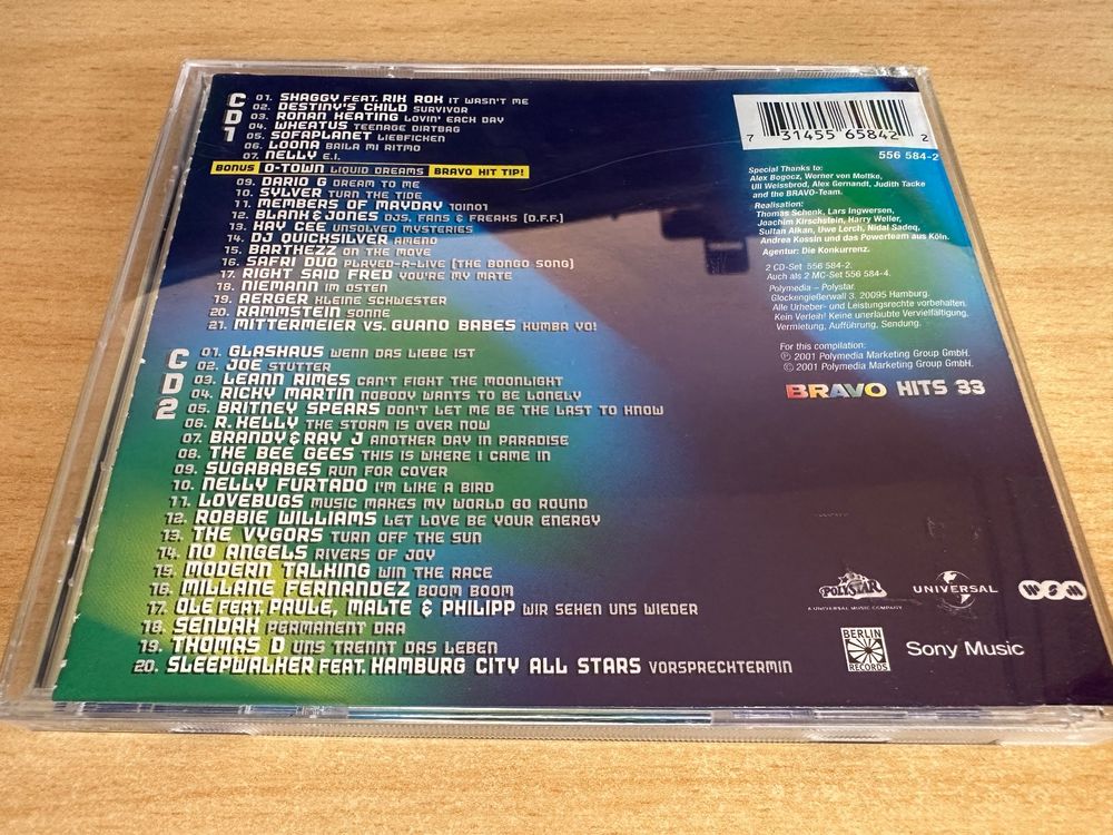 Various – Bravo Hits 33 - 2 CD (Gebraucht) in Rikon im Tösstal für CHF ...