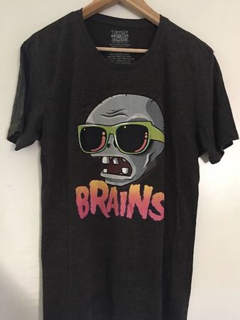 Plants vs Zombies Shirt Brains XL NEU