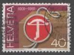 SCHWEIZ 1981  Nr, 657   - 50 J. ARMBRUSTZEICHEN  ( 24