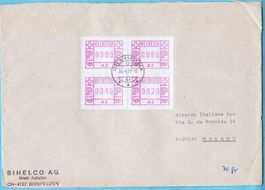 1977  A2  Automatenmarken - Brief   gestempelt    SBK  94.00