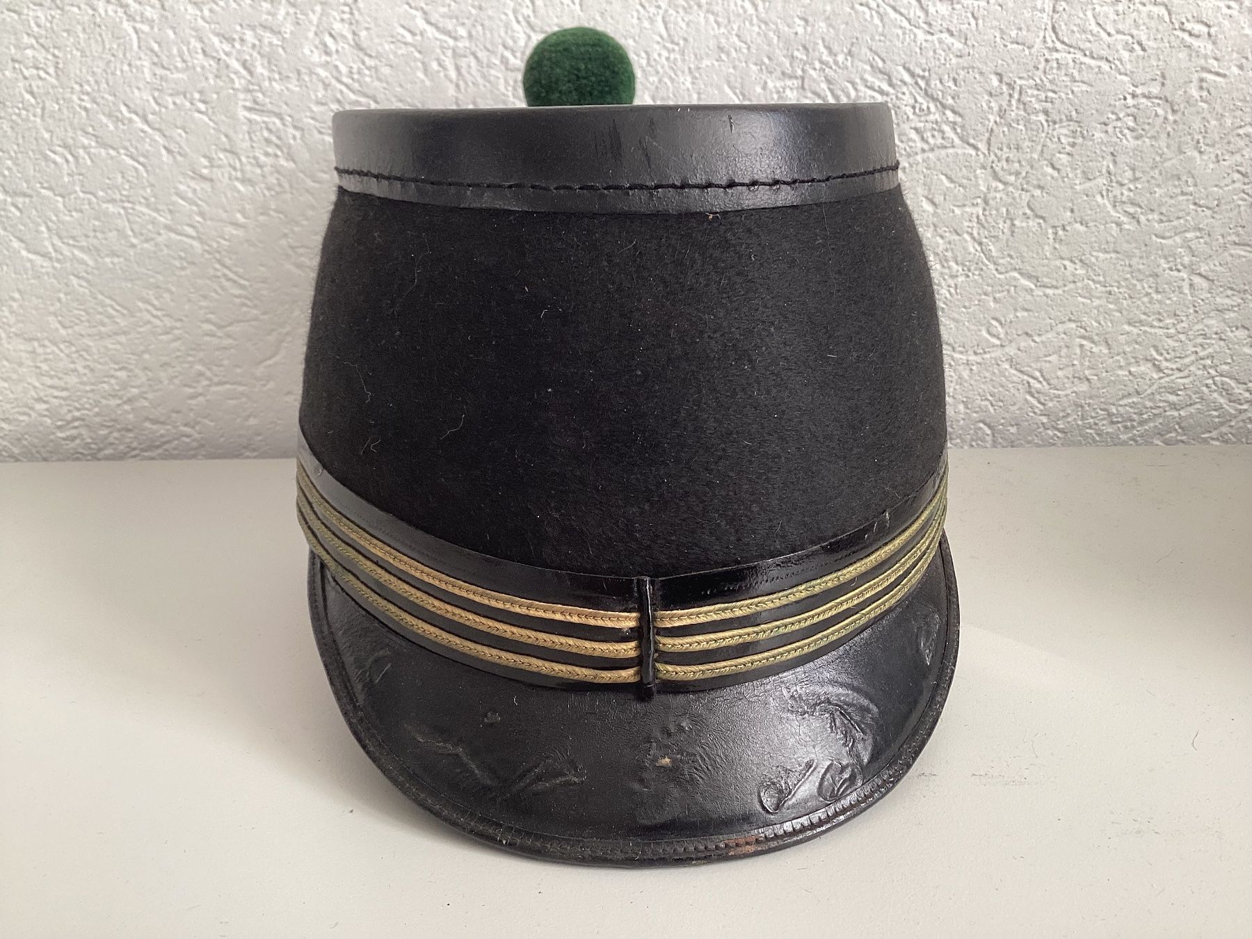 Schweizer Armee Uniformi: Shako officier 1898 – Usato da Vouvry venduto da marius09 2