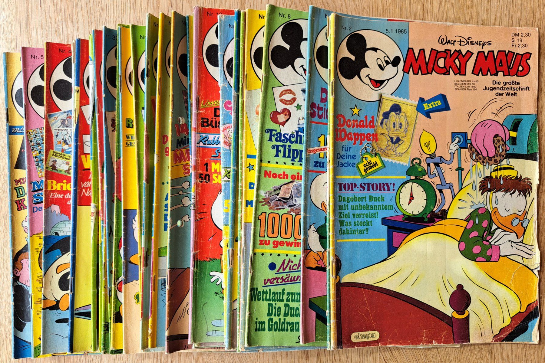 Fumetti: 30 Micky Maus Hefte von 1985 – Usato da Meggen venduto da Ricardokoch