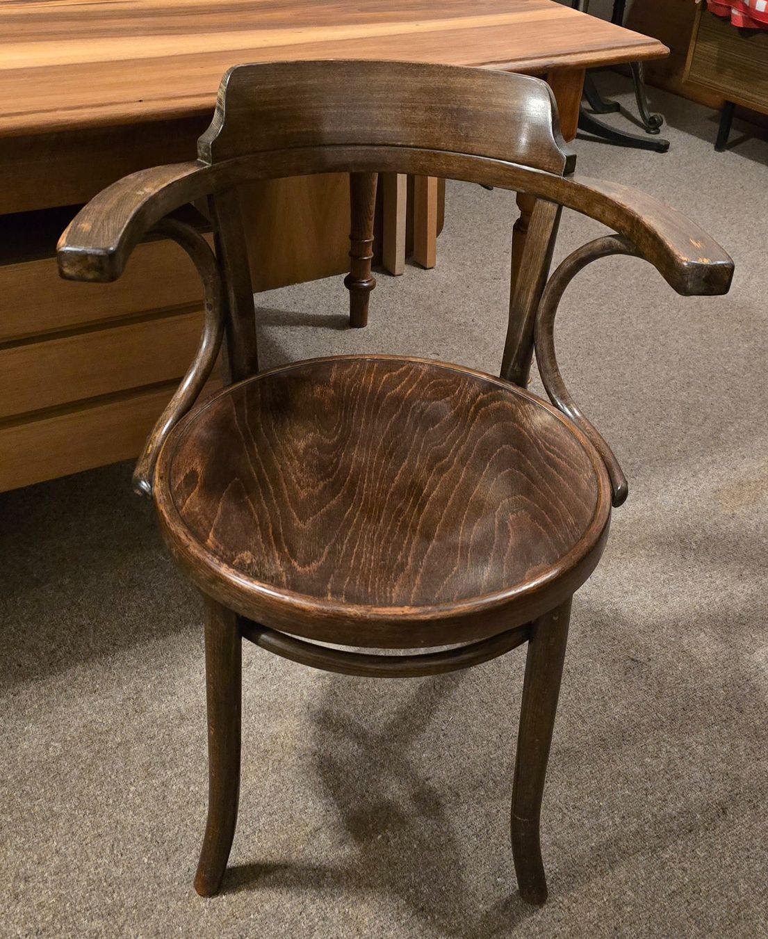 Thonet Sedie: Thonet Armlehnstuhl,  alter Stuhl – Usato da Zürich venduto da Reni8048 3