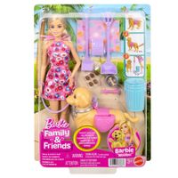 Barbie Hundespaziergang Spielset,  Spielzeughund