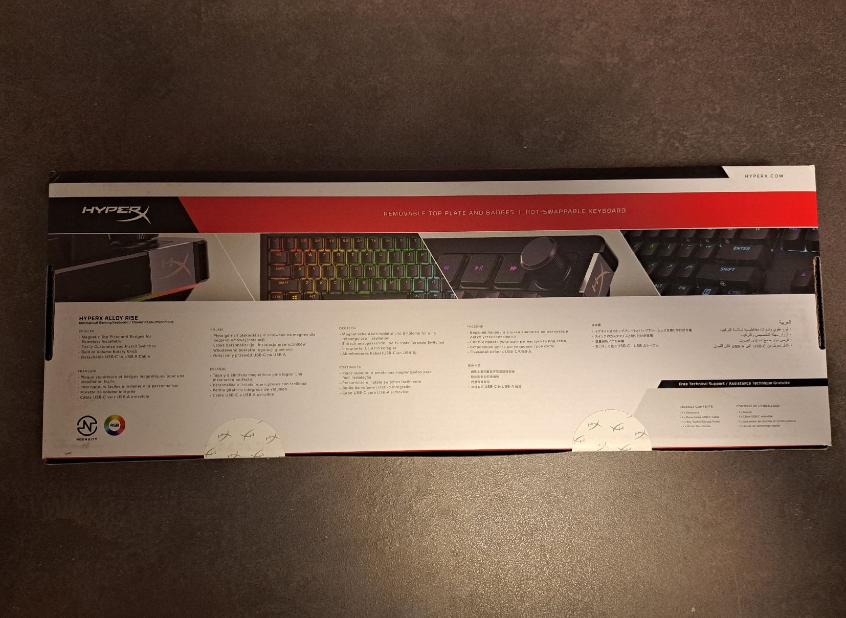 Hyperx Tastiere: HYPERX Alloy Rise Ch-Layout (Formfaktor 100) – Nuovo e nell'imballaggio originale da Wattwil venduto da andreas_inspire 1