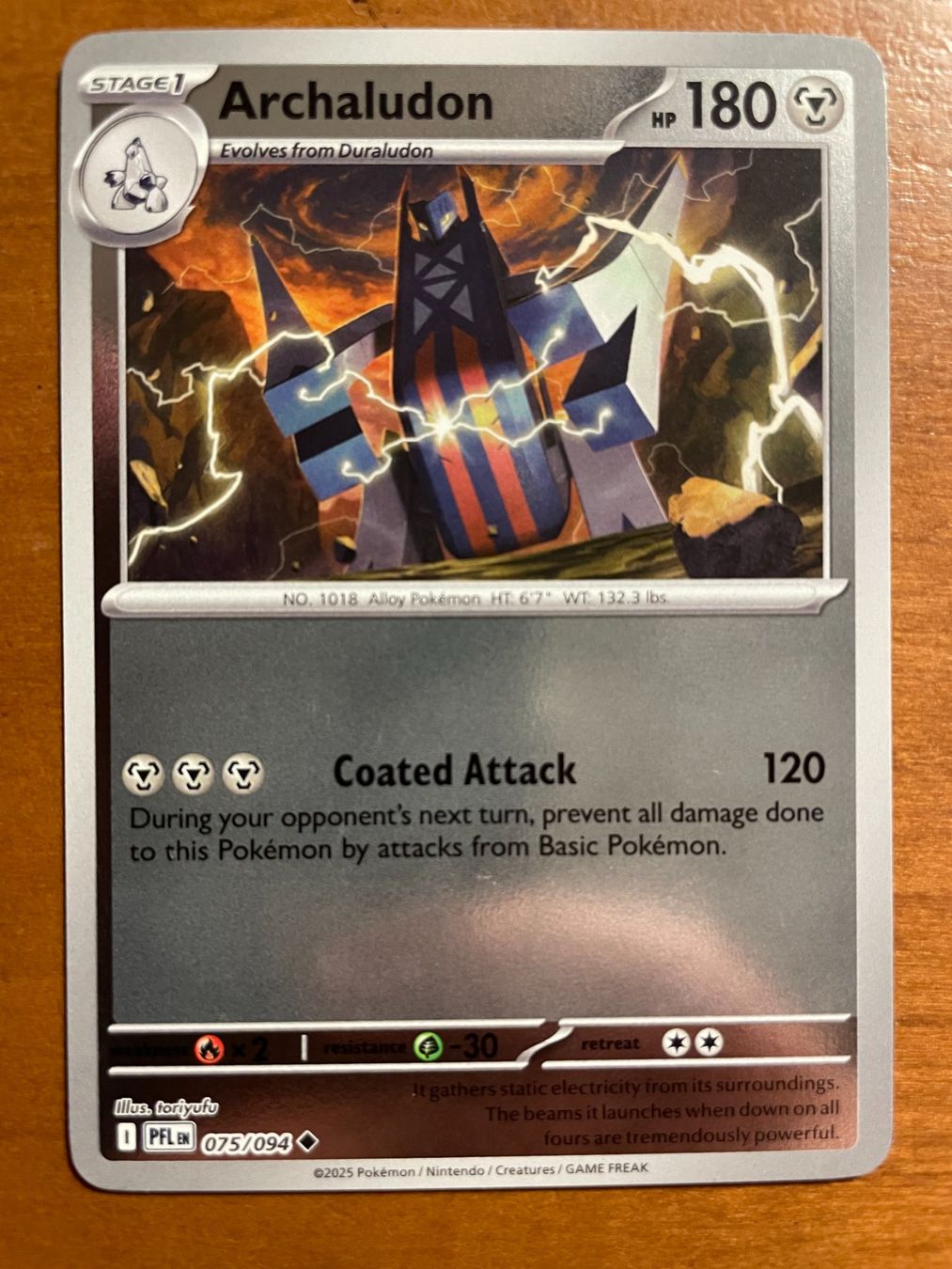 Pokémon Carte collezionabili: Pokemon Archaludon Reverse (Versand gratis) – Nuovo (secondo la descrizione) da Chur venduto da Angerson