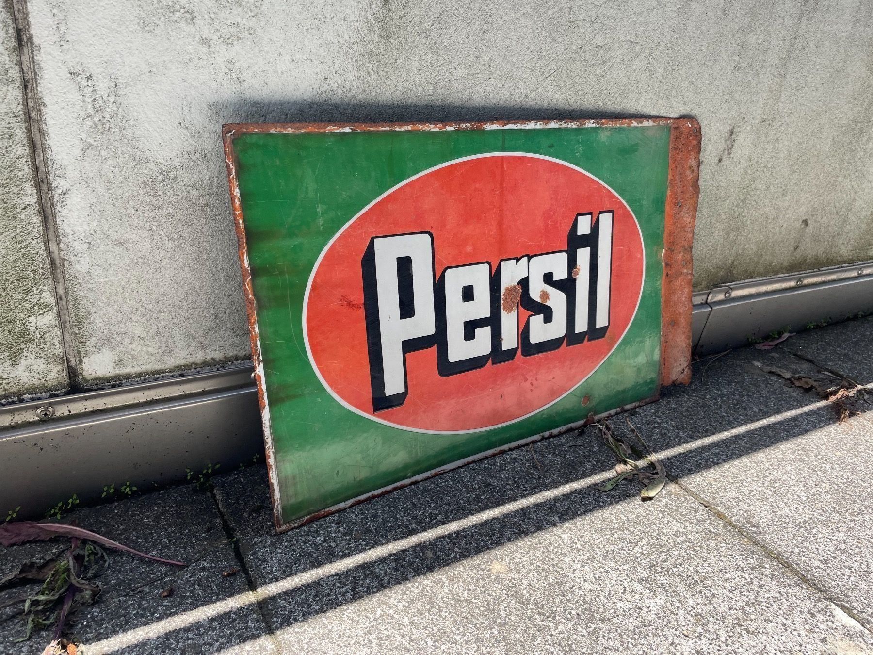 Persil Insegne: Plaque Émaillée Persil Double Face – Usato da Vallamand venduto da Bricbracbroc82 3