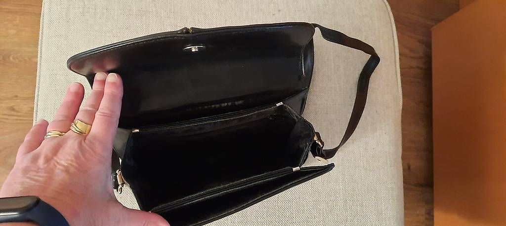 Borse da donna: Kleine Leder Tasche in Schwarz – Usato da Zürich venduto da Accuchek 3