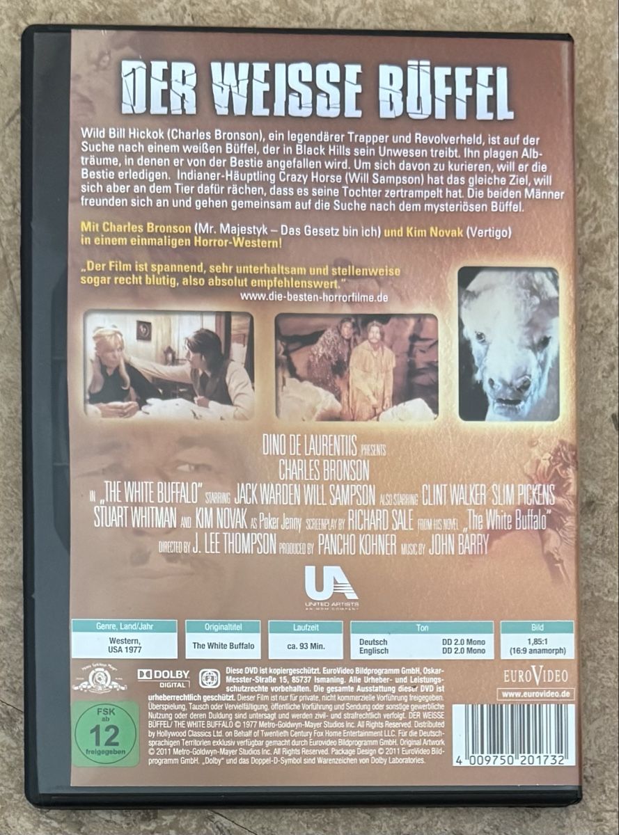 Alle DVDs: DER WEISSE BÜFFEL  – Neu (gemäss Beschreibung) aus Dietikon von AndreaSch01 1