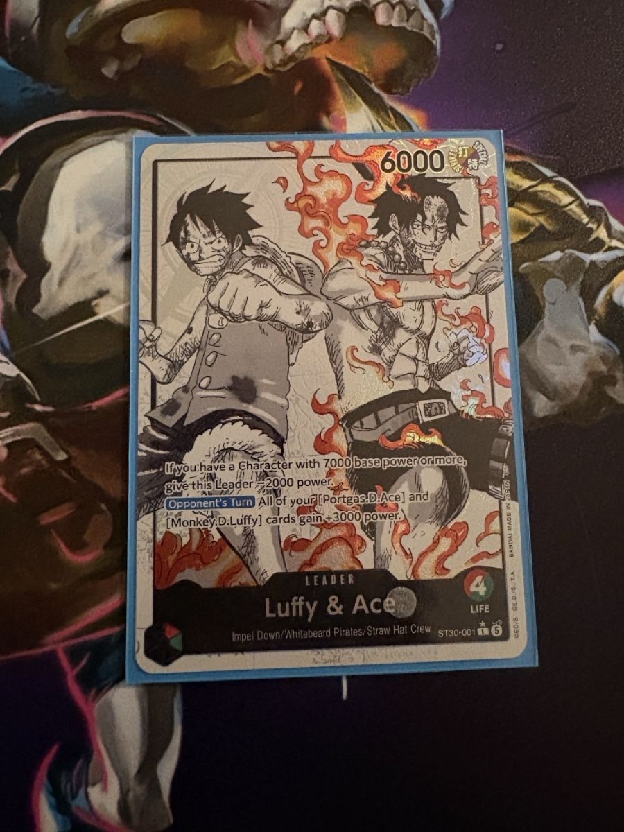 Bandai Carte collezionabili: One Piece Card Luffy & Ace ST30-001 – Nuovo (secondo la descrizione) da Safenwil venduto da chi_8cwc