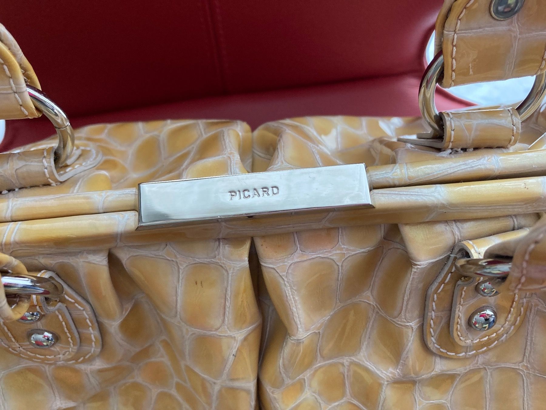 Picard Borse da donna: Sac à main PICARD en Cuire – Usato da Safnern venduto da Shalom7 2