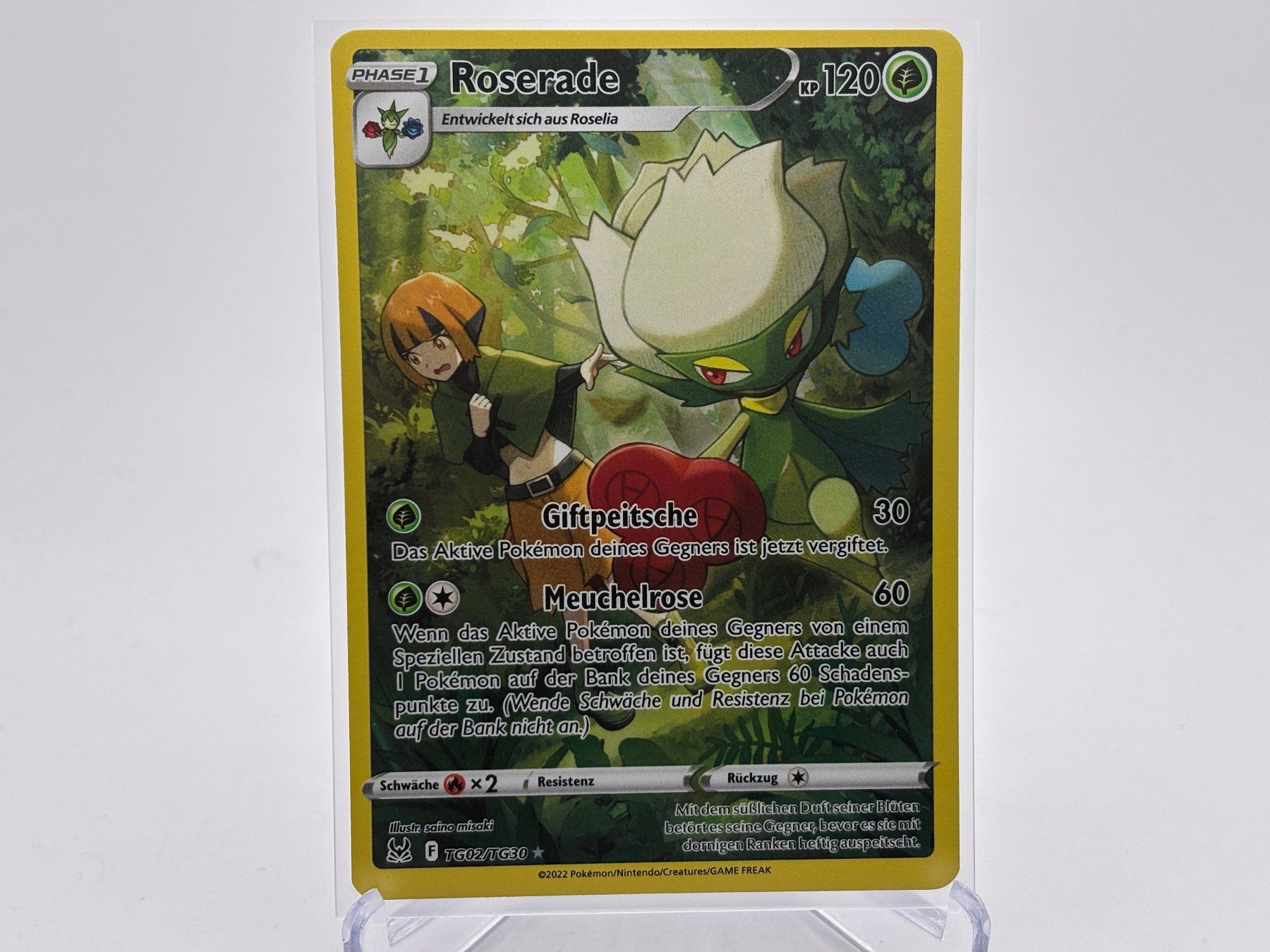 Pokémon Carte collezionabili: Verlorener Ursprung - Roserade  (LOR TG02) - DE – Nuovo (secondo la descrizione) da Allschwil venduto da Bullach