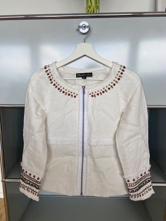 Elizabeth And James Linen Jacket