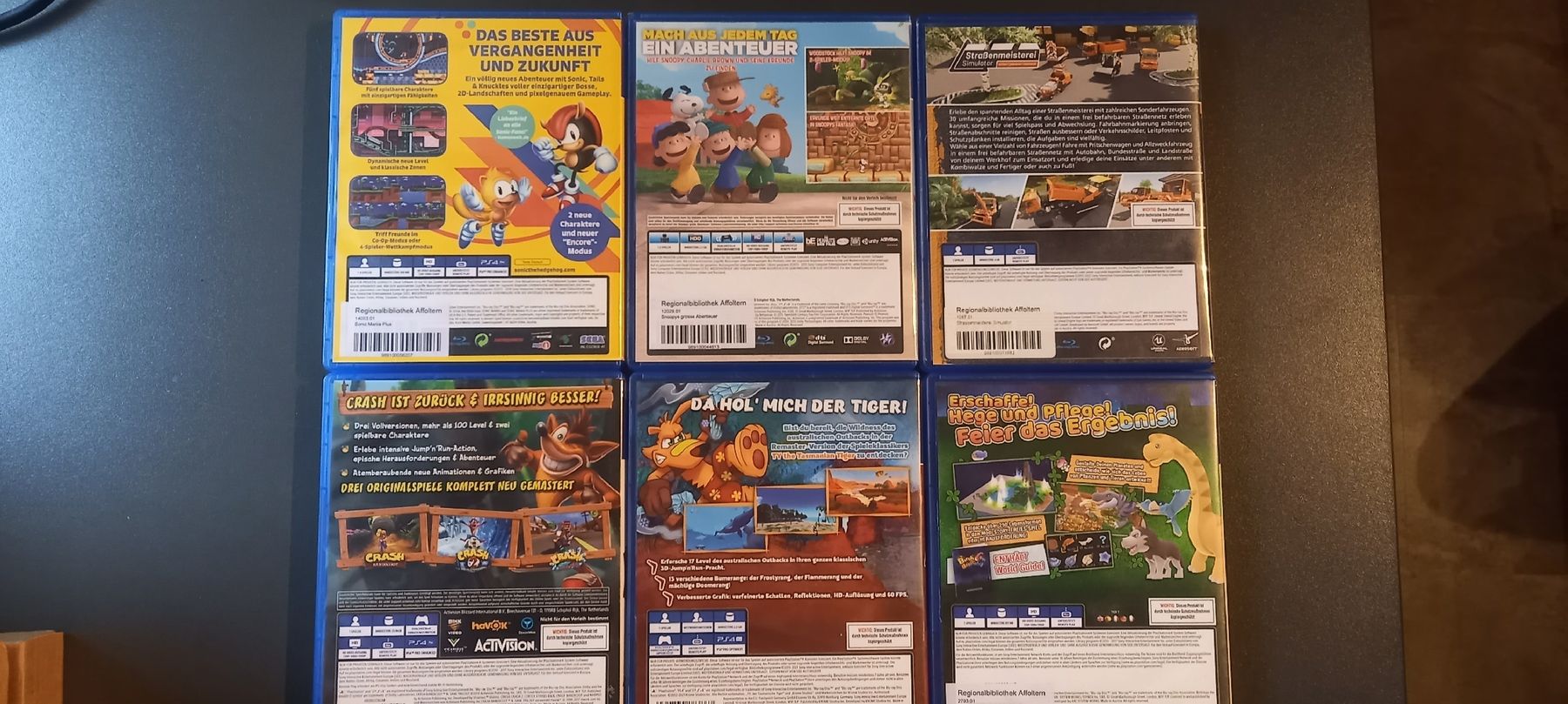 Spiele: 6 PS4 Spiele – Gebraucht aus Affoltern am Albis von C_Gemp 1