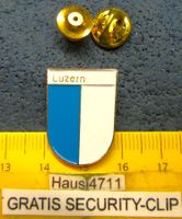 LUZERN KANTONS-WAPPEN PIN GEPRÄGT GOLDIG