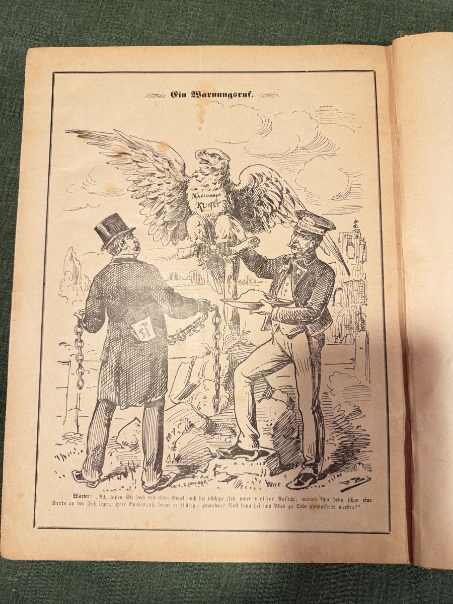 Bücher: Nebelspalter antik gebunden 1889 – Gebraucht aus Rüdlingen von Lichee 6