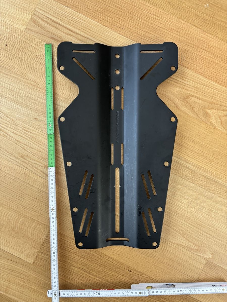 Respiratori & Giubbotti: Scubaforce backplate Long and Heavy Black Devil – Usato da Zürich venduto da B-RIDER