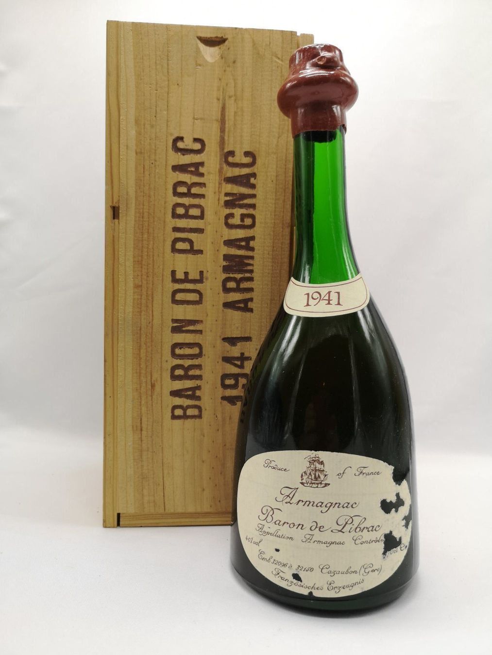 Bevande alcoliche: ARMAGNAC millésime 1941/ SUPER OFFRE !!! – Nuovo e nell'imballaggio originale da Bulle venduto da italicum