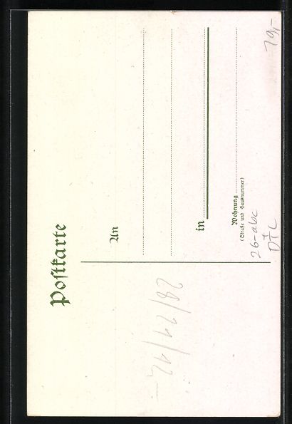 Cartoline postali: sign. Sievers-Clausen: Braunschweig, Gew – Usato da Berlin venduto da bartko-reher 1