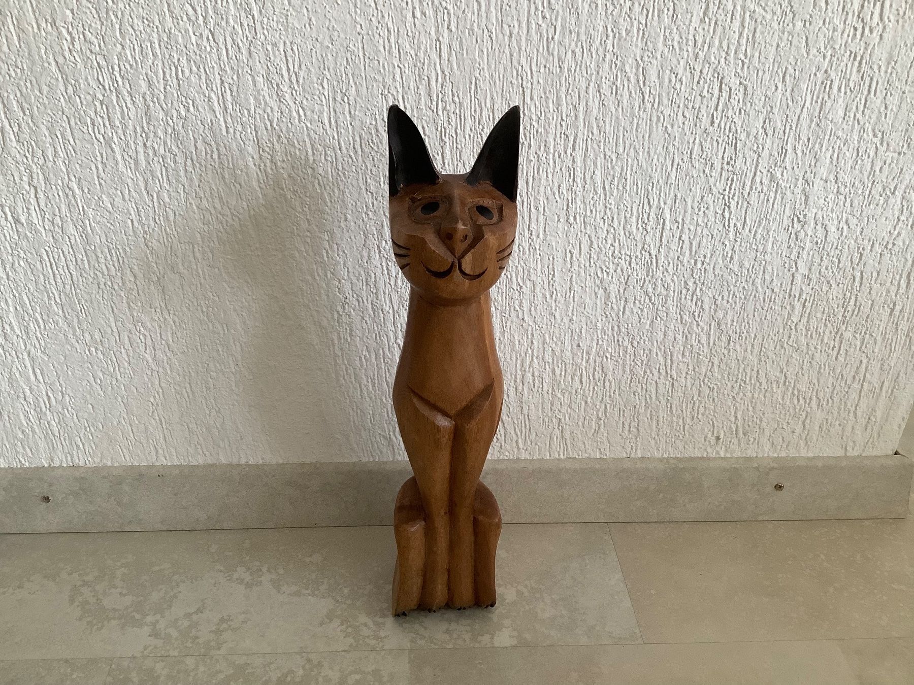 Statuette: Katzefigur aus Holz 38cm – Usato da Hinteregg venduto da bol_9tbb